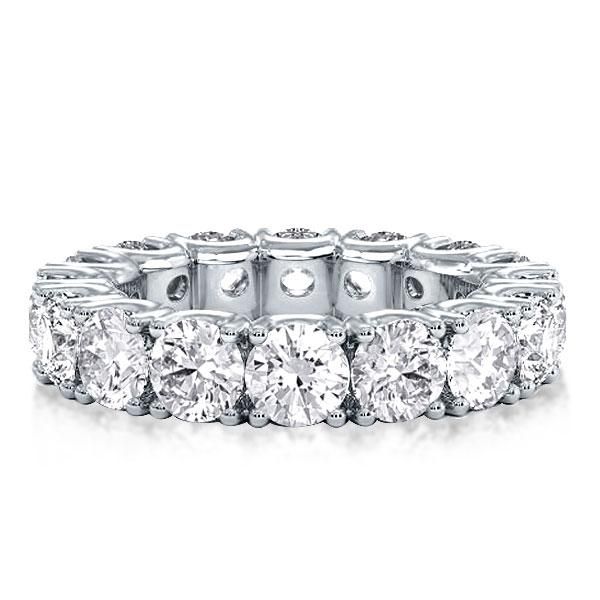 CLASSIC ETERNITY ROUND CUT WOMENS WEDDING BAND