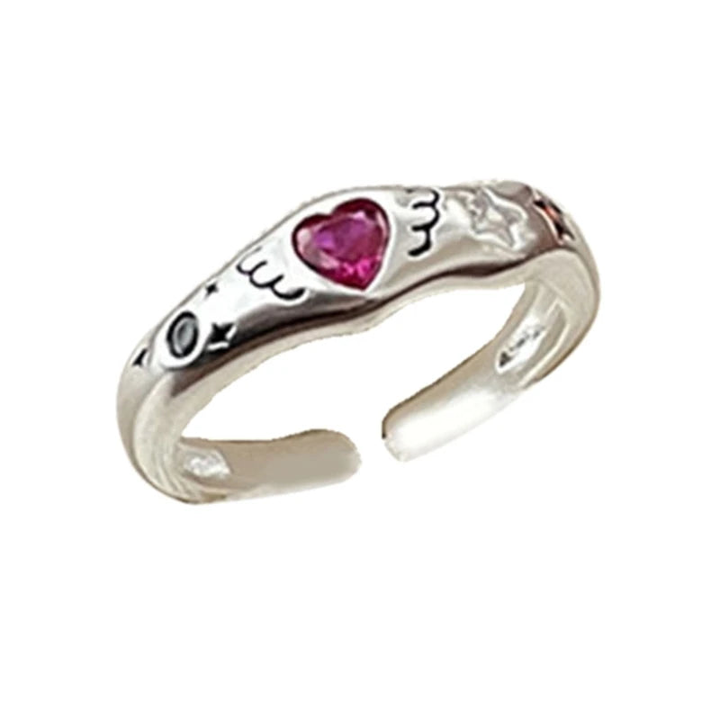 Engagement Rings Zircon Rings Women Party Jewelry Open Rings Finger Rings