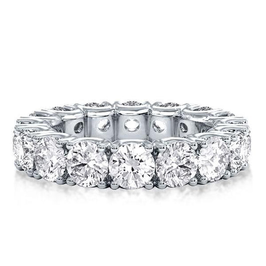 CLASSIC ETERNITY ROUND CUT WOMENS WEDDING BAND