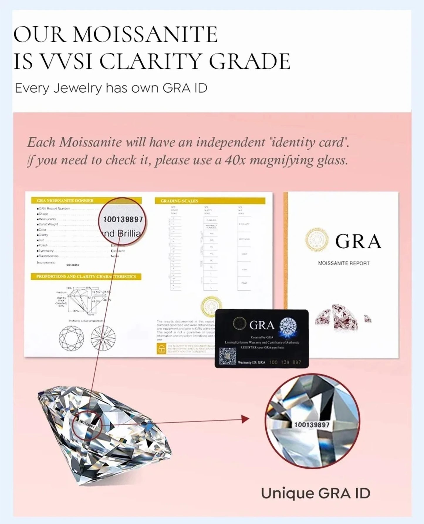 CKT 18k White Gold Rings Platinum PT950 Moissanite VVS1 D Color 2.1CT Full Circle Quality Wedding Ring for Women Referent