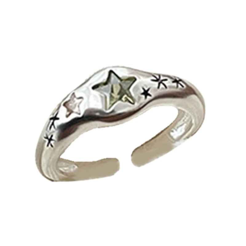Engagement Rings Zircon Rings Women Party Jewelry Open Rings Finger Rings