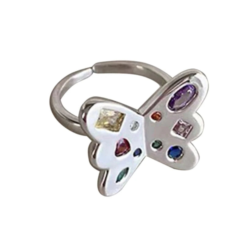 Engagement Rings Zircon Rings Women Party Jewelry Open Rings Finger Rings