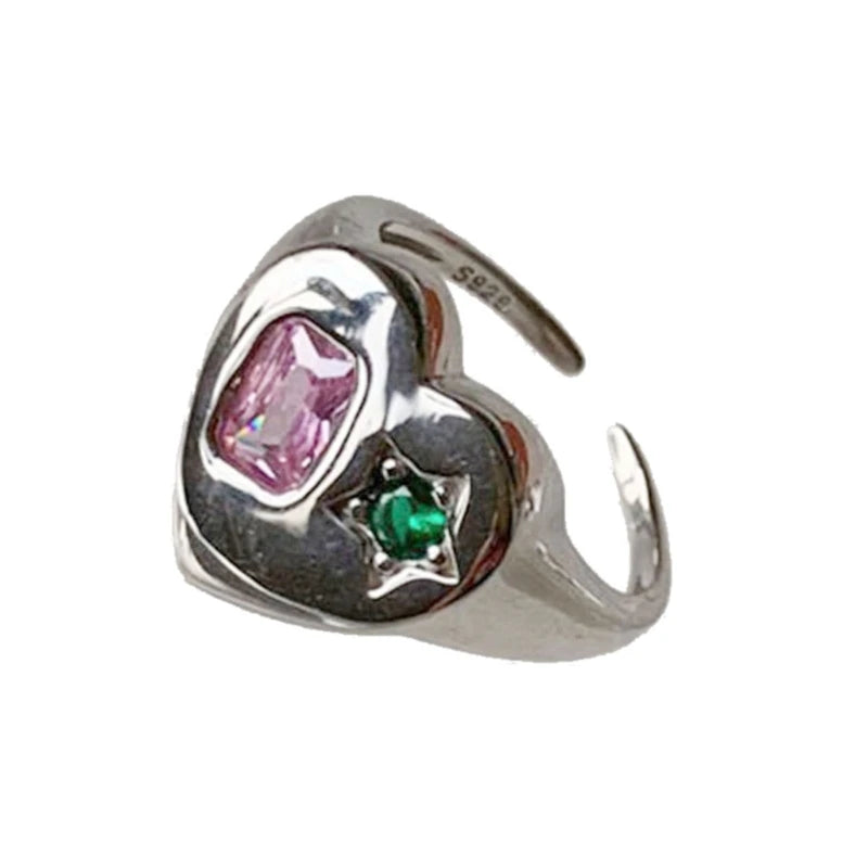 Engagement Rings Zircon Rings Women Party Jewelry Open Rings Finger Rings