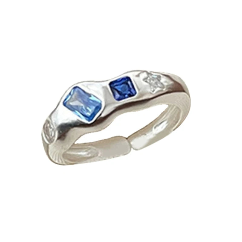 Engagement Rings Zircon Rings Women Party Jewelry Open Rings Finger Rings