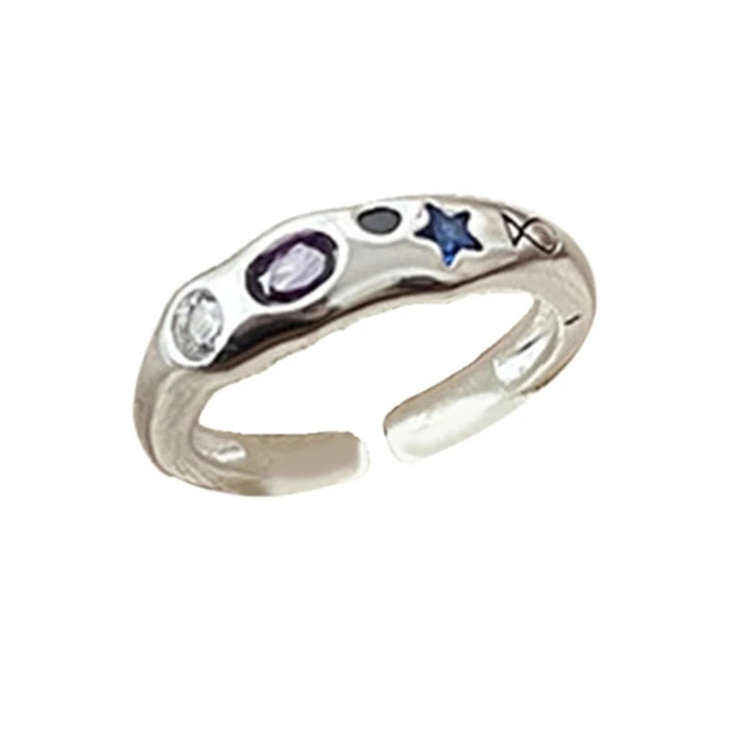 Engagement Rings Zircon Rings Women Party Jewelry Open Rings Finger Rings